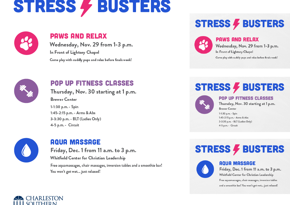 Stress Busters Advertisement